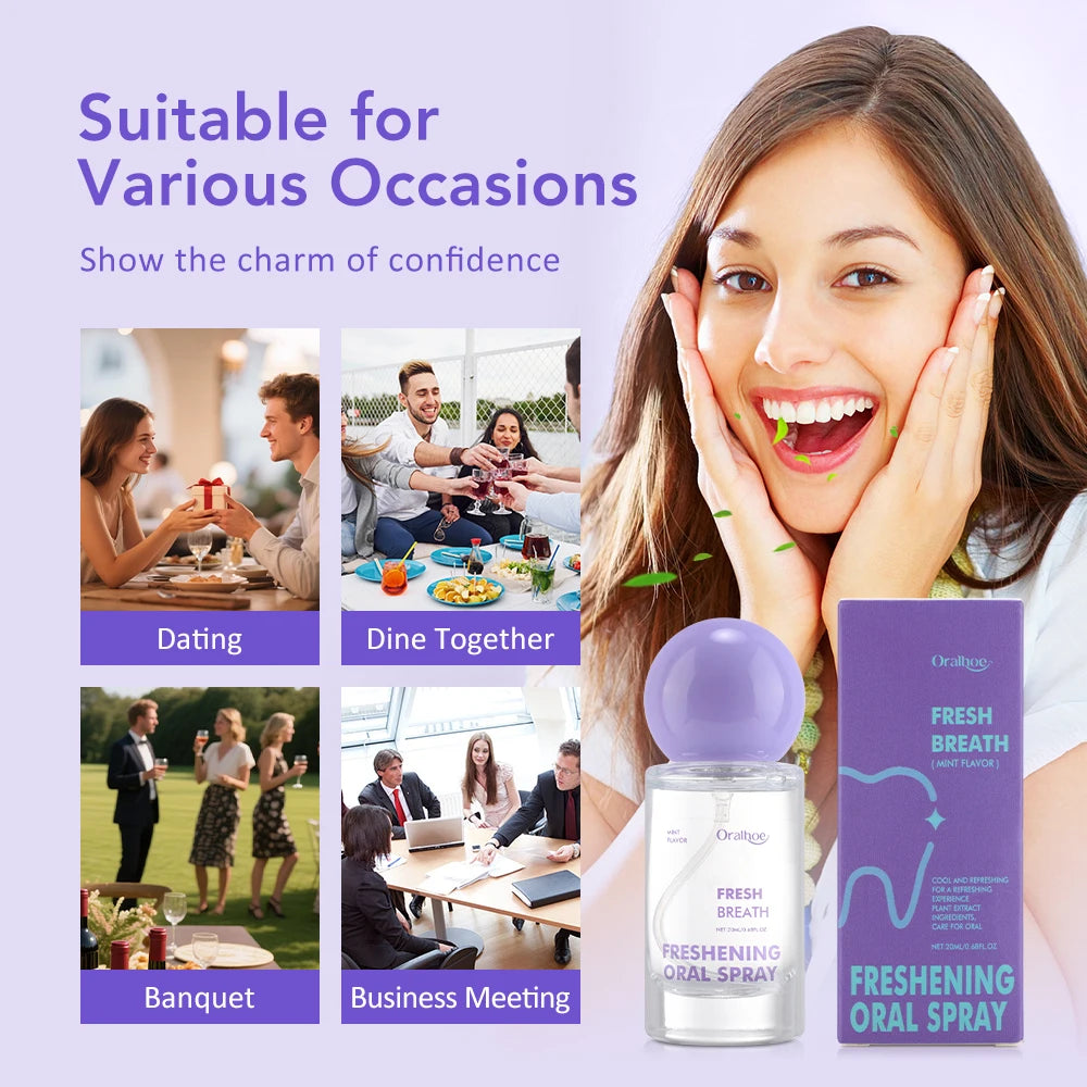 Fresh Breath Mint Oral Spray lifestyle