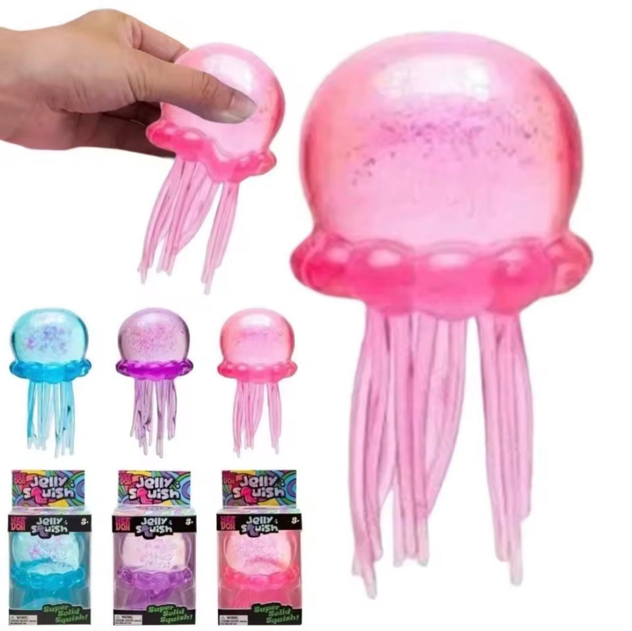 NeeDoh Jelly Squish color collection